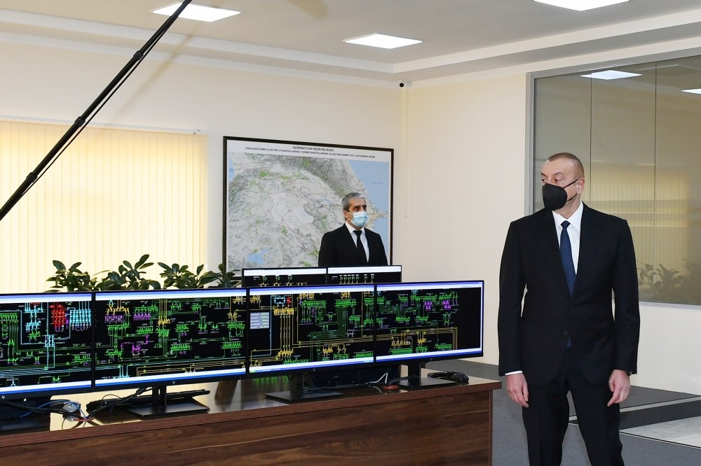 President of the Republic of Azerbaijan Ilham Aliyev has attended the opening of the renovated 220/110/10 kV and newly built 110/35/10 kV Khirdalan substations.