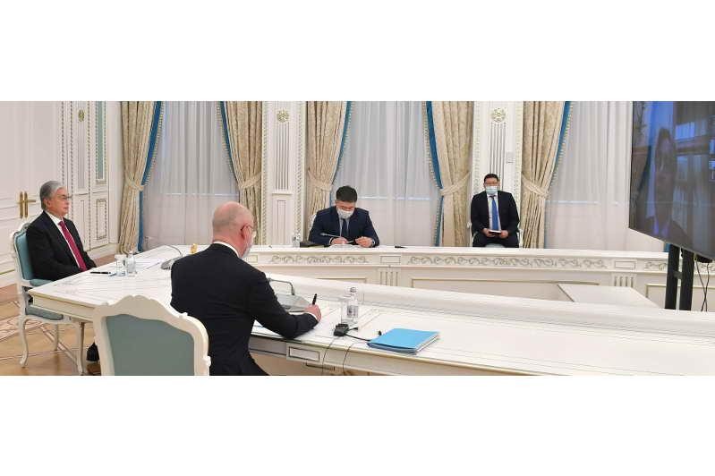 Kazakh President, ArcelorMittal CEO have talks