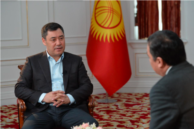 Эксклюзив: Қырғыз Республикасының Президенті Садыр Жапаровпен сұхбат