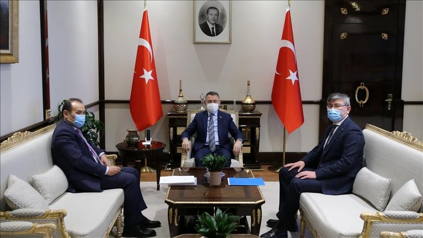 Turkish vice president receives head of Turkic Council