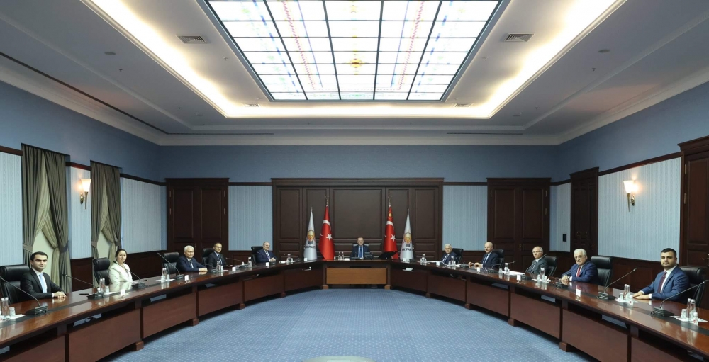 Turkish President Recep Tayyip Erdogan receives delegation of New Azerbaijan Party