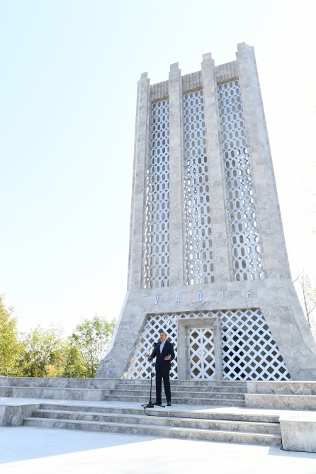 President Ilham Aliyev: We are in Shusha today, and from now on we will live in Shusha forever