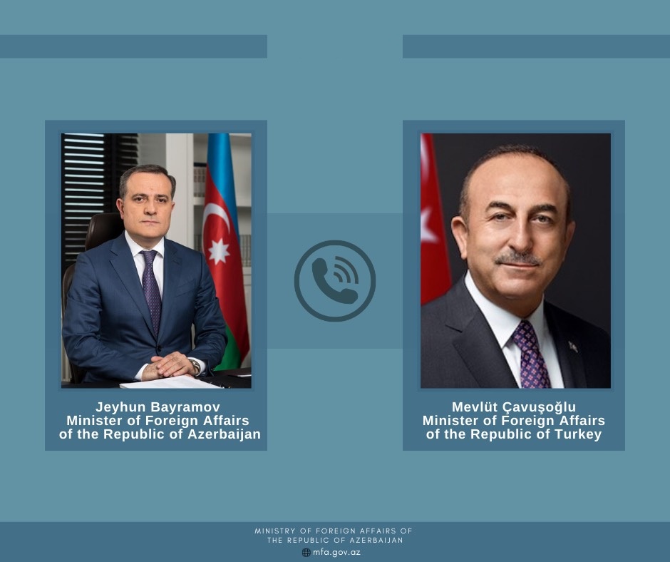 Министры иностранных дел Азербайджана и Турции обсудили текущую ситуацию в связи с миротворцами в Афганистане