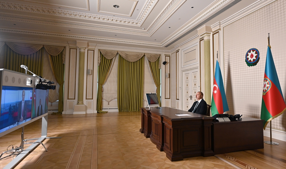 Президент Ильхам Алиев дал интервью телеканалу «France-24»