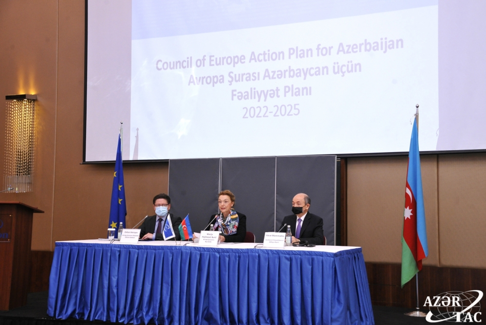 Представлен План действий Совета Европы для Азербайджана на 2022-2025 годы