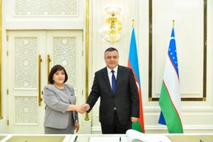 Председатель Милли Меджлиса Сахиба Гафарова встретилась с председателем Законодательной палаты Олий Мажлиса Республики Узбекистан