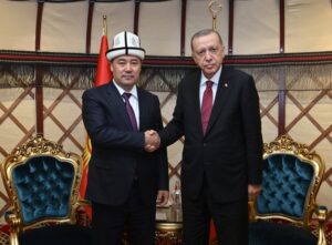 Садыр Жапаров встретился с президентом Турции Реджепом Тайипом Эрдоганом