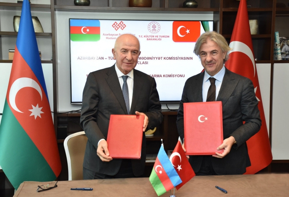 Azərbaycan və Türkiyə Mədəniyyət nazirlikləri arasında protokol imzalanıb